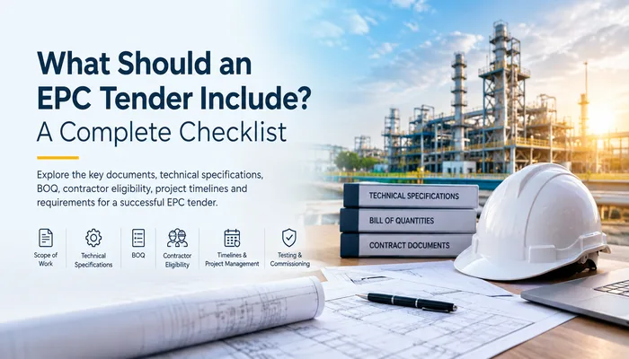 What Should an EPC Tender Include? A Complete Checklist