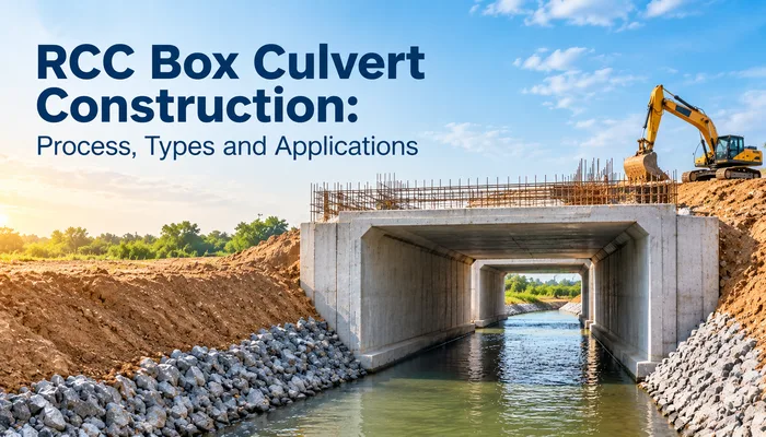 RCC Box Culvert Construction: Process, Types and Applications